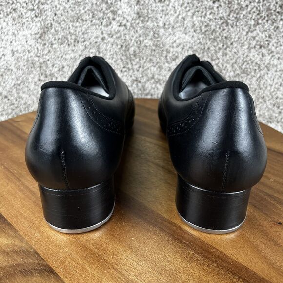 Capezio Roxy Tap Women Size 13 M Professional Dance Shoes Black Leather 960 - Picture 6 of 13